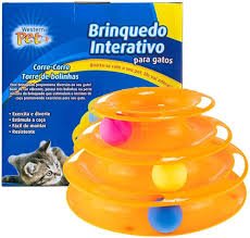 Brinquedo Interativo P Gatos Corre Corre Torre De Bolinhas - Imagem 4